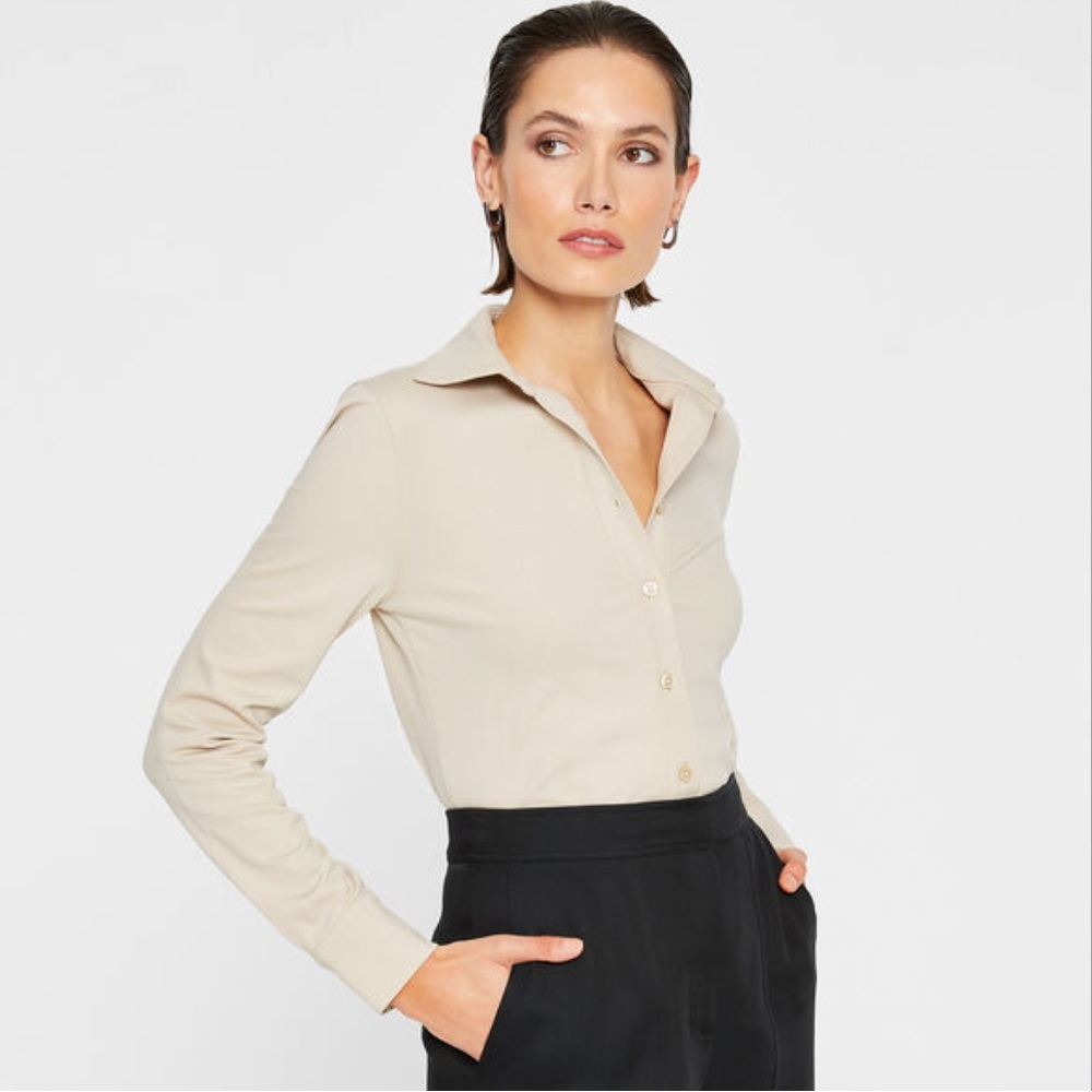 Club Monaco Perfect Slim Knit Shirt - Picture 2 of 12